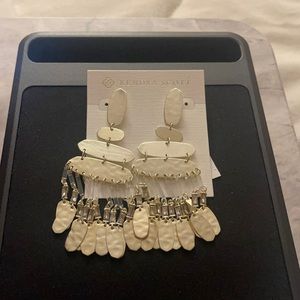 Kendra Scott silver earrings